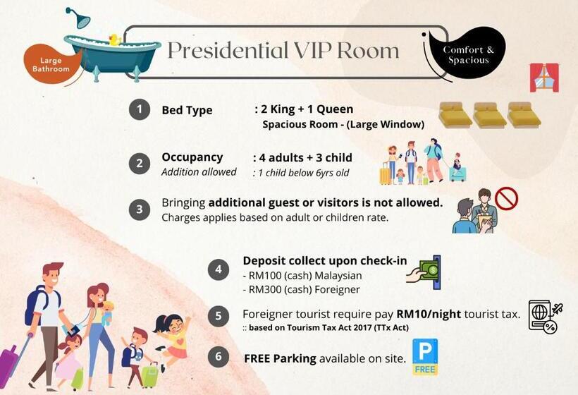 Президентский Люкс, Hilltop Hotel Tanjung Malim