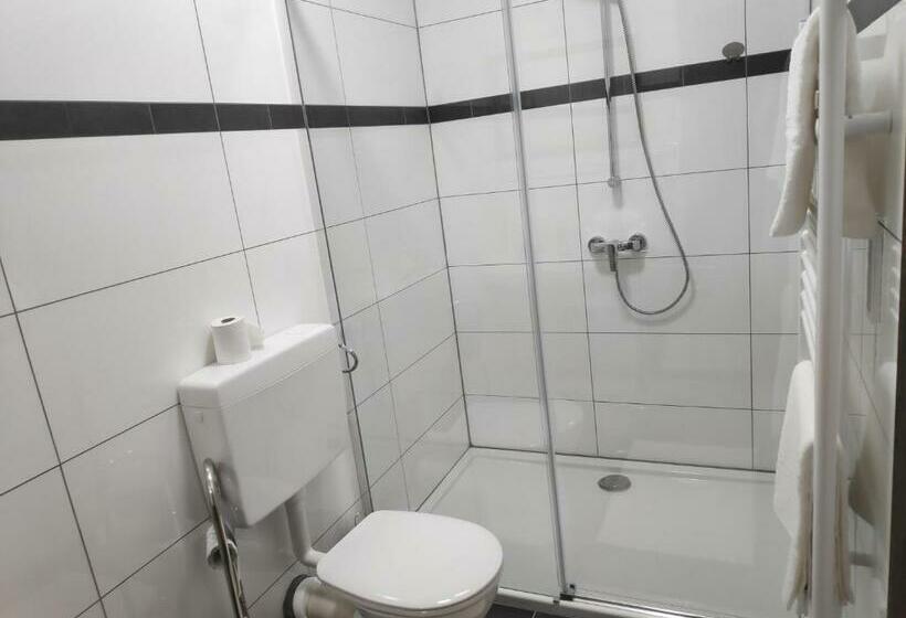 חדר סטנדרטי לארבעה עם חדר אמבטיה משותף, Pension Lara