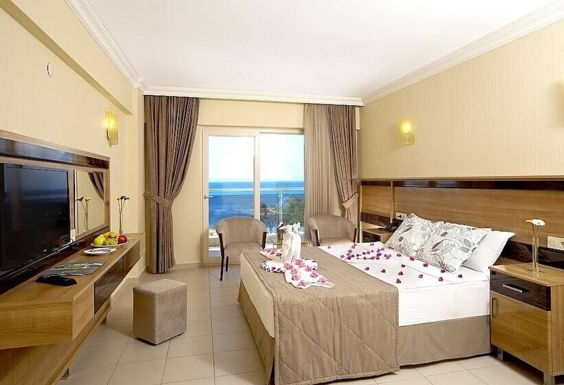 غرفة ديلوكس مطلّة علي البحر, Sirius Mi Hotel Gumuldur