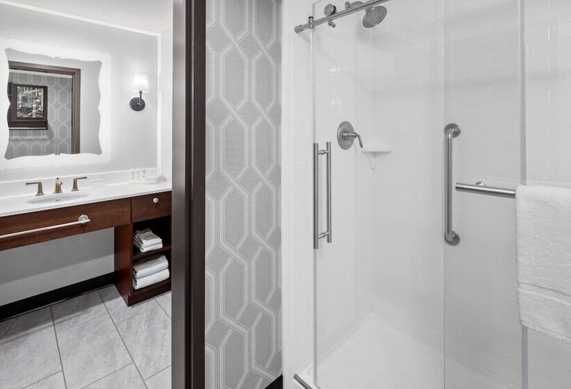 스탠다드 스튜디오 더블 침대, Homewood Suites By Hilton Orland Park