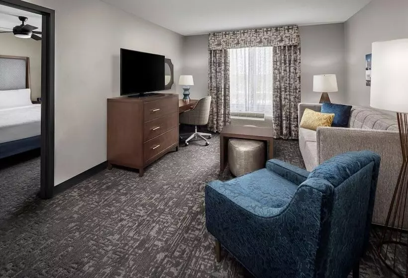 ダブルベッドのスタンダードスタジオ, Homewood Suites By Hilton Orland Park