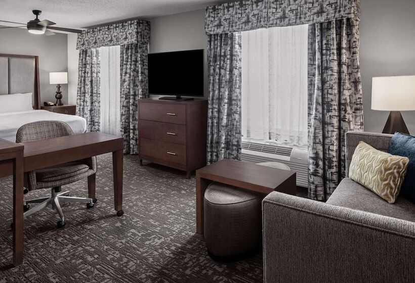 스탠다드 스튜디오 더블 침대, Homewood Suites By Hilton Orland Park