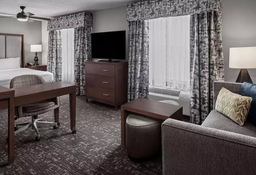 ダブルベッドのスタンダードスタジオ, Homewood Suites By Hilton Orland Park