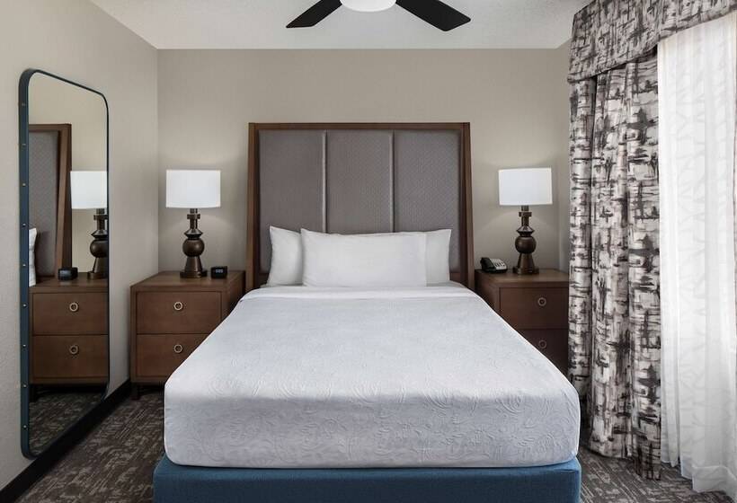 스탠다드 스튜디오 더블 침대, Homewood Suites By Hilton Orland Park