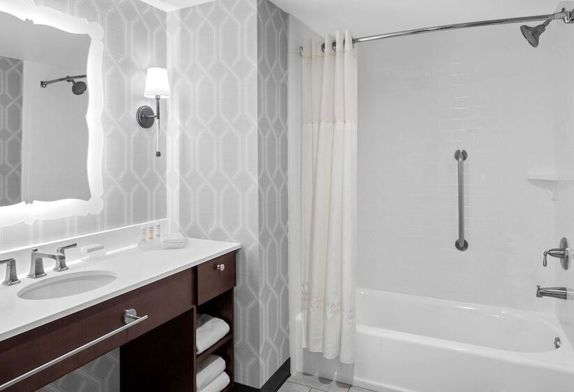 스탠다드 스튜디오 더블 침대, Homewood Suites By Hilton Orland Park