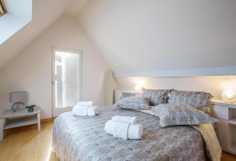 غرفة ديلوكس مزودة بشرفة, Villacosy Spa  Strasbourg Villa Dolce