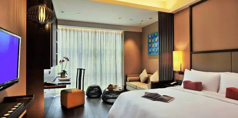 اتاق لوکس با تخت بزرگ, Jumeirah Himalayas  Shanghai