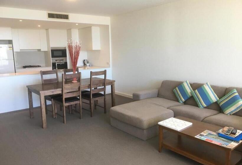 침실 2개 바다 전망 아파트, Kirra Surf Apartments
