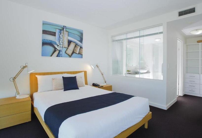 침실 2개 바다 전망 아파트, Kirra Surf Apartments