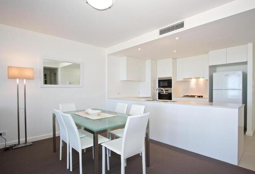침실 2개 바다 전망 아파트, Kirra Surf Apartments