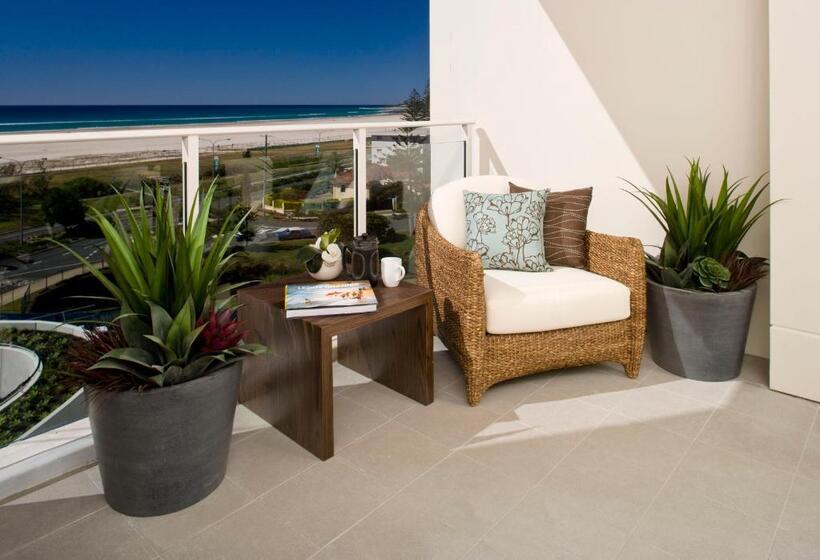 شقة غرفتين مطلة على البحر, Kirra Surf Apartments