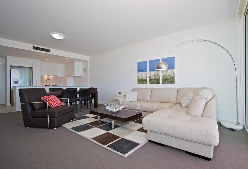 شقة غرفتين مطلة على البحر, Kirra Surf Apartments