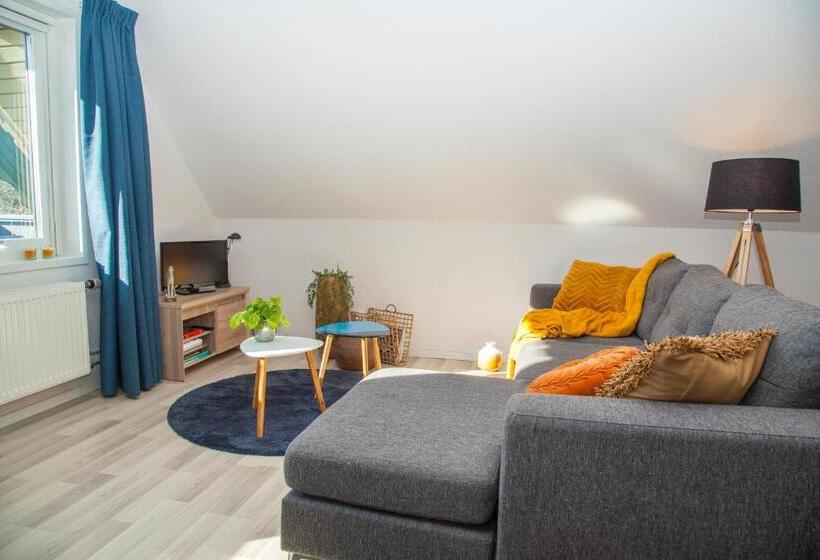 חדר דלוקס עם מרפסת, B&b De Eikenhorst