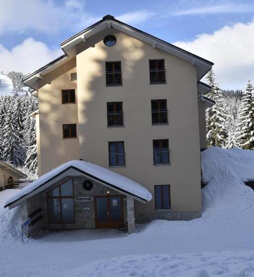 شقة بغرفة نوم واحدة, Skiresort Pec Poustevnik