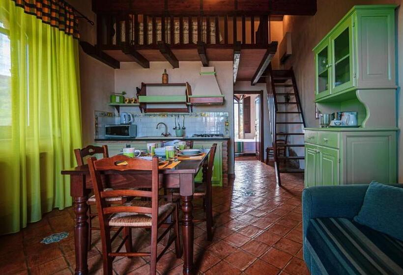 דירת דופלקס בת חדר שינה 1, Poggio Pozzetti