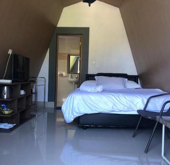 חדר דלוקס עם מרפסת, Bromo Camp House