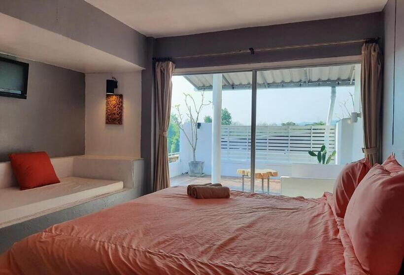 إستديو قياسى مزود بشرفة, Pingplalee Resort Chasorn