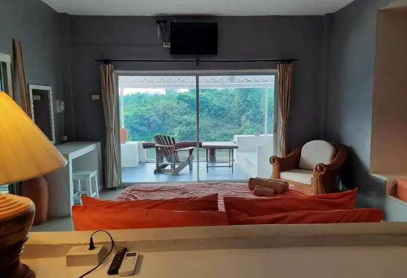 キングサイズベッドのデラックスルーム, Pingplalee Resort Chasorn