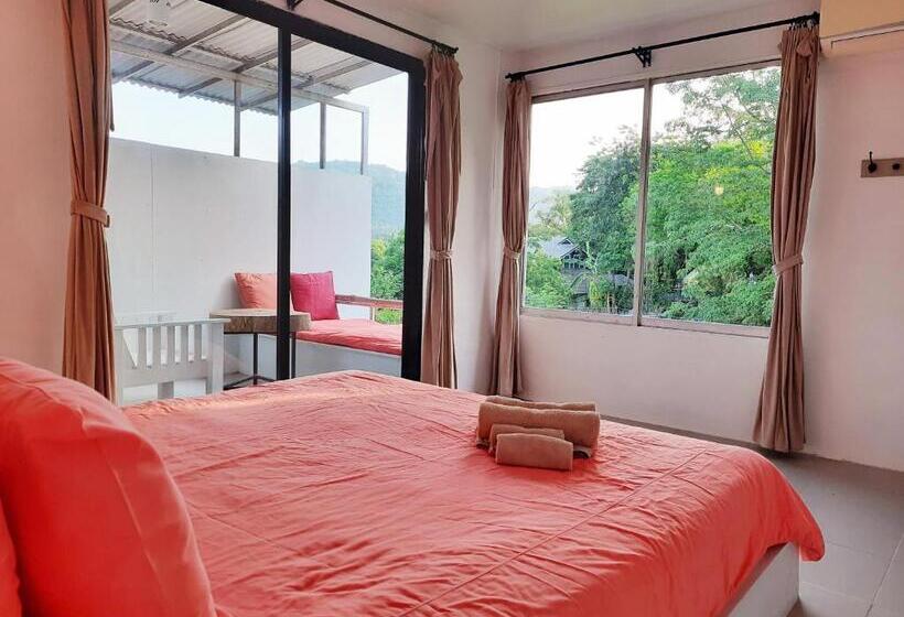 غرفة قياسية مزوَّدة بشُرفة, Pingplalee Resort Chasorn