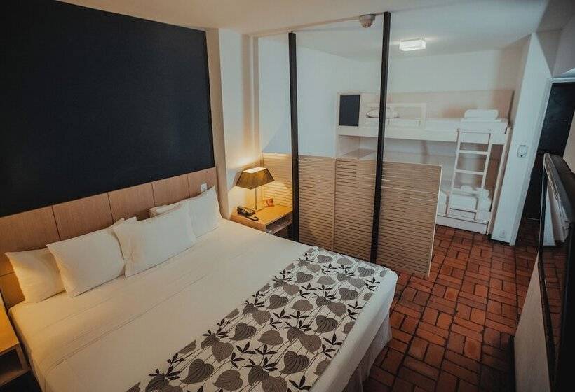 Четырехместный Номер Superior, Ferraretto Guarujá Hotel & Spa