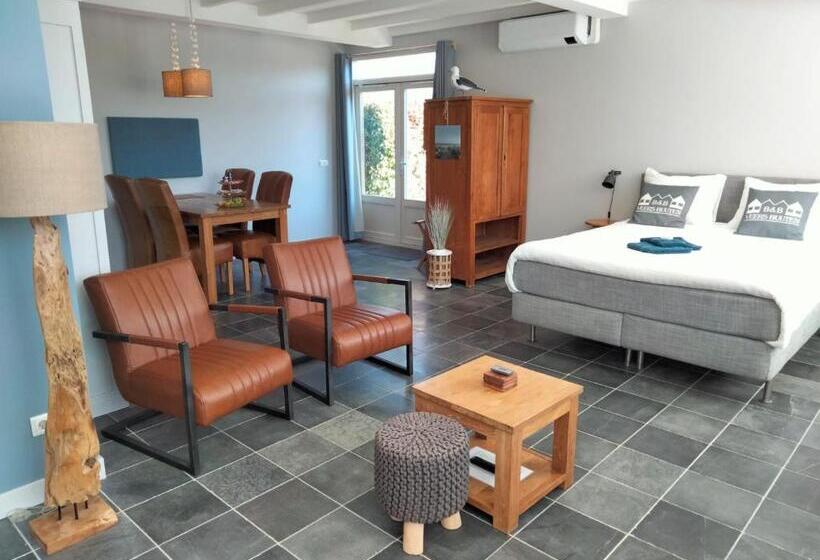 חדר סטנדרט עם טרסה, B&b Veers Buuten