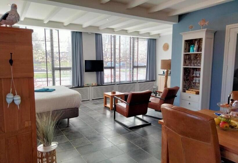 חדר סטנדרט עם טרסה, B&b Veers Buuten