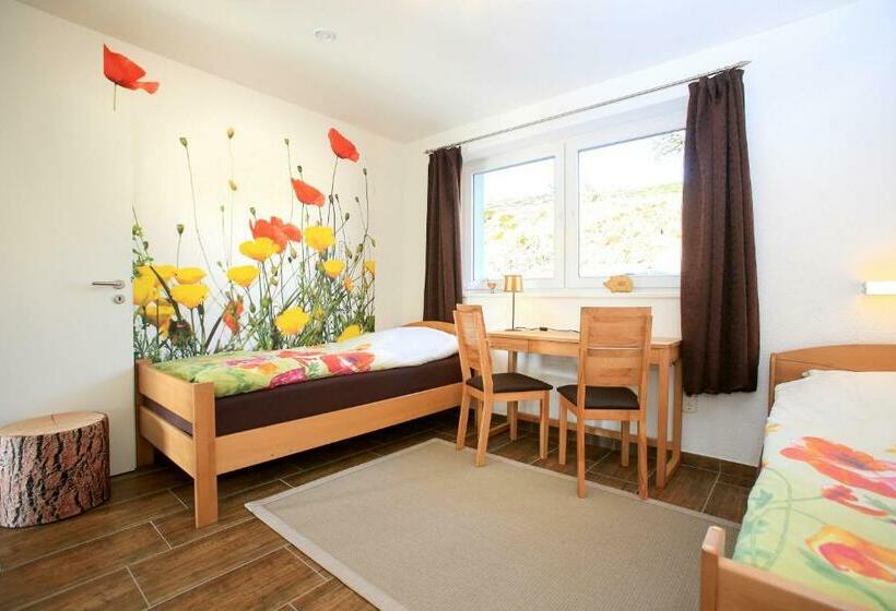 テラス付き１ベッドルームアパートメント, Hainhof Gaestewohnungen