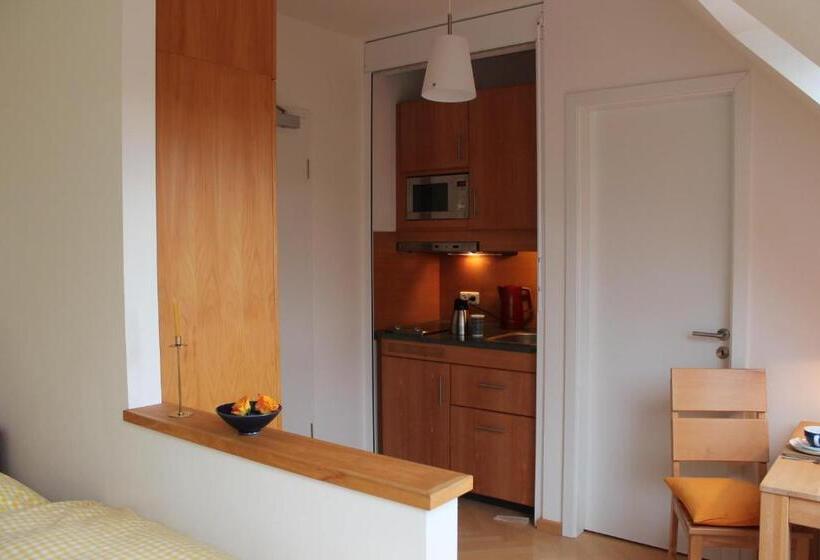 带花园景观的标准工作室, Bio Hotel Kipperquelle