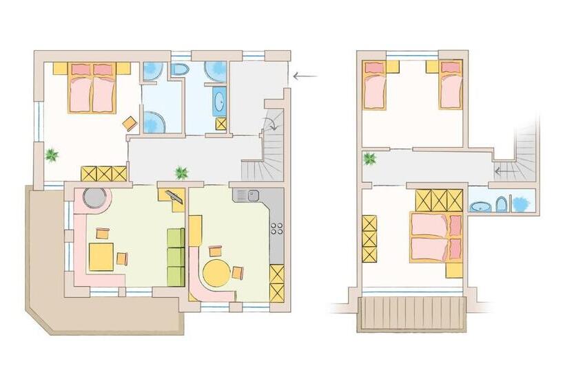 带3个卧室的公寓, Xl Appartements Steinhaus
