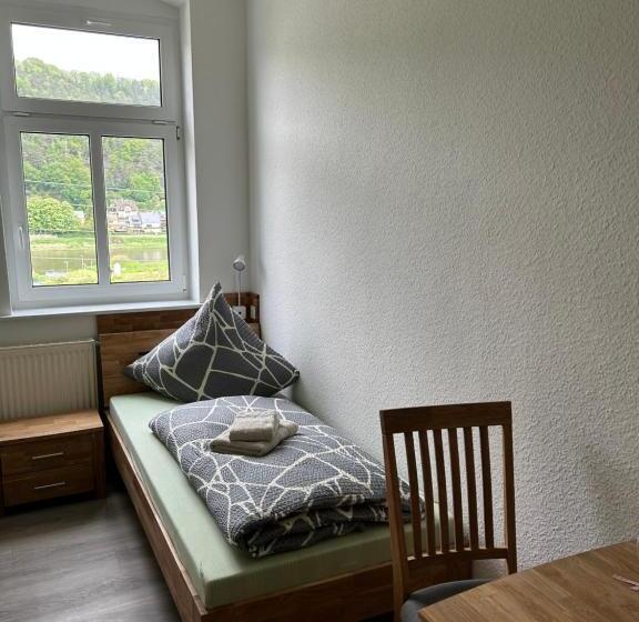 חדר סטנדרט חדר אמבטיה משותף, Pension Hönel Hof Bad Schandau