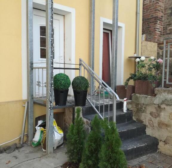 标准间带露台, Pension Schloßwache Zerbst