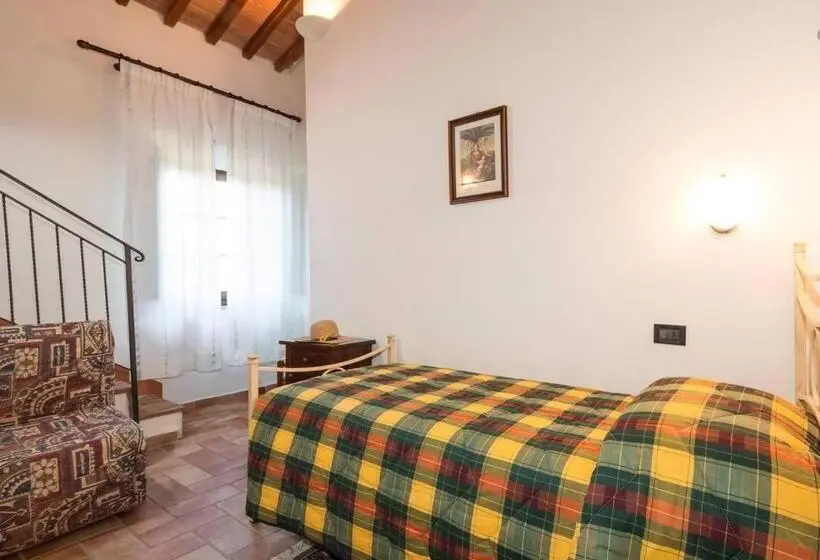Huoneisto 1 Makuuhuone Puutarhanäkymä, Agriturismo Tre Madonne