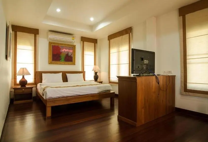 バルコニー付きデラックスルーム, Thaihome Resort