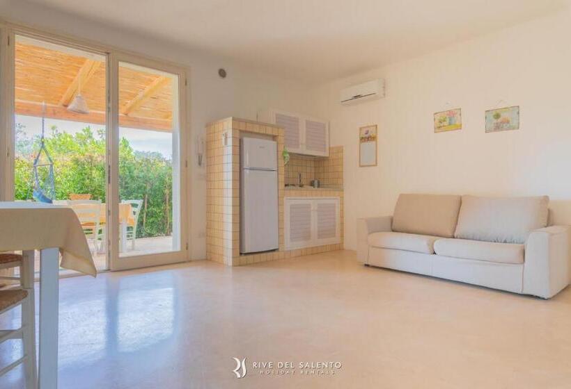 Апартаменты 1 Спальня Нижний Этаж, Cava Li Santi Residence