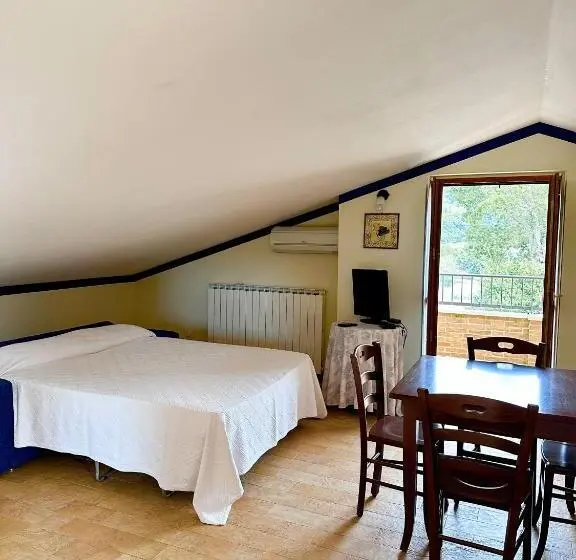 オーシャンビューバルコニー付スタンダードワンルーム, Cumana Blu Apartments