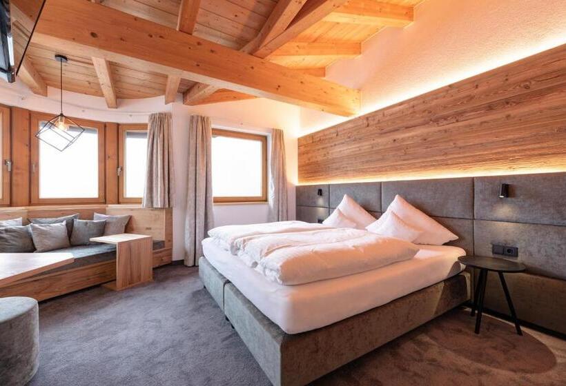 バルコニー付2ベッドルームアパートメント, Garni Feuerstein