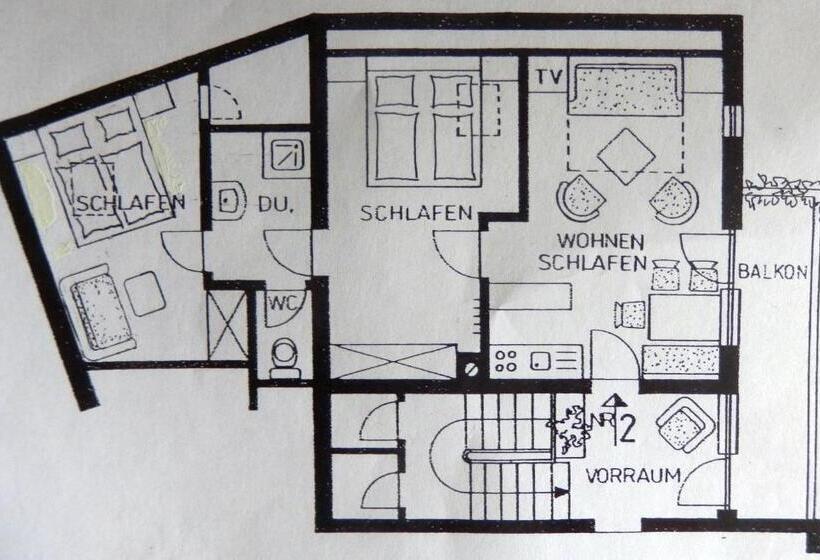 Апартаменты 2 Спальни, Landhaus Tritscher