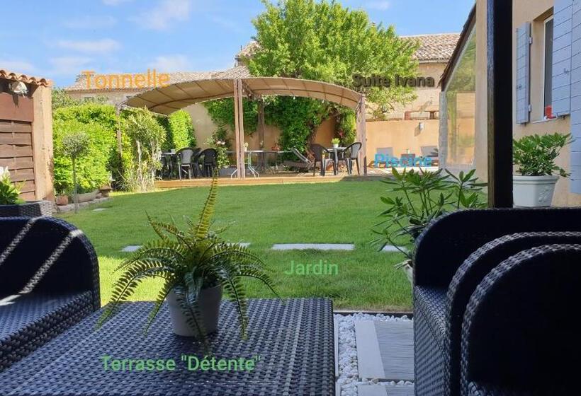 Вилла 3 Спальни, Le Jardin D Ivana B&b Avec Piscine Chauffée