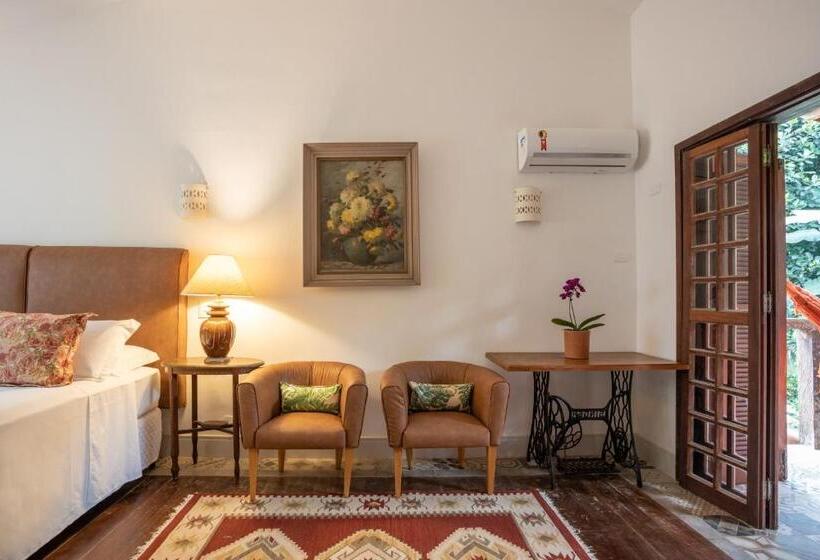 キングサイズベッドのスタンダードルーム, Pousada Casalinda Camburi