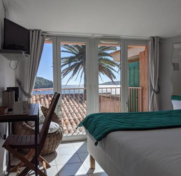 스탠다드 룸 바다 전망, Hostellerie Provencale