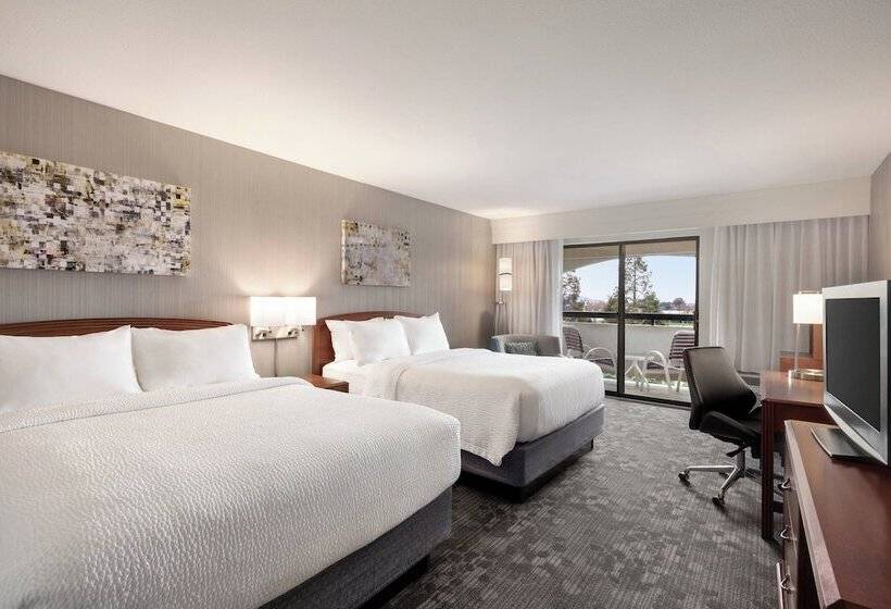 Номер Стандарт 2 Двуспальные Кровати, Courtyard By Marriott San Jose South/morgan Hill