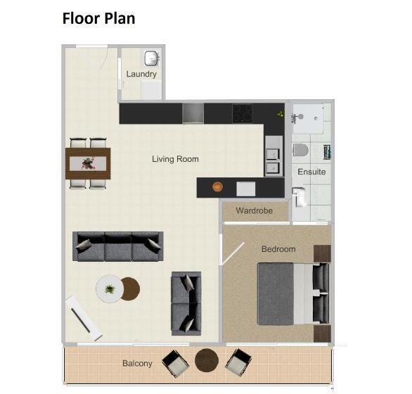 آپارتمان 1 خوابه, Aristocrat Apartments