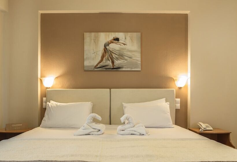 Family flat with garden view, Colonides Beach