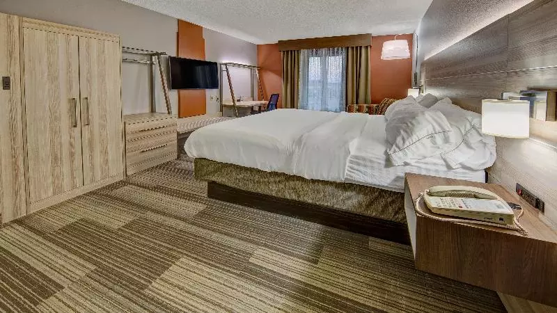 身障者適用キングサイズベッドルーム, Holiday Inn Express Hotel & Suites London, An Ihg