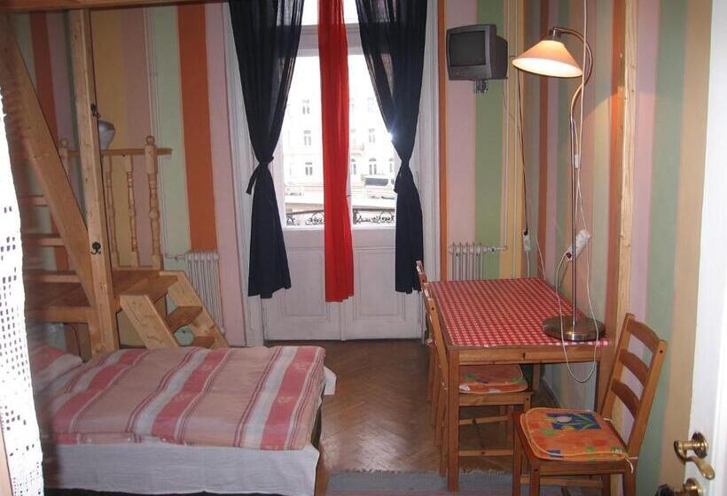 标准四人间共用浴室, Locomotive Hostel