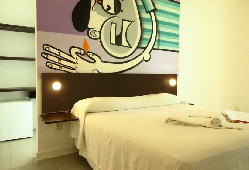 １ベッドルームのデラックスアパートメント, Villa Dos Graffitis Pousada