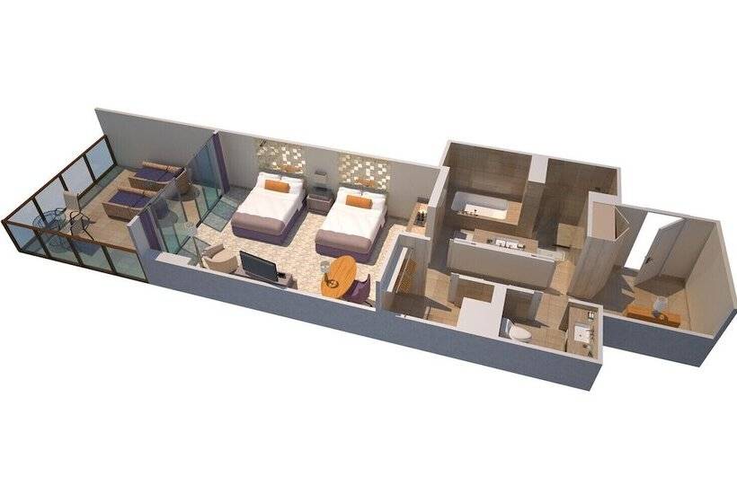 オーシャンビューデラックスルーム, The St. Regis Bal Harbour Resort