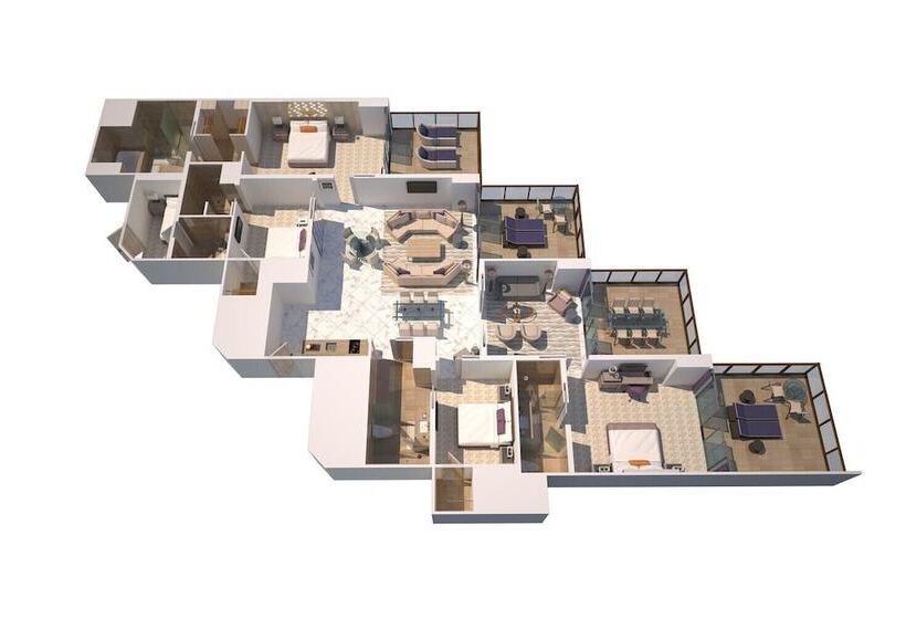 スイート４ベッドルーム, The St. Regis Bal Harbour Resort