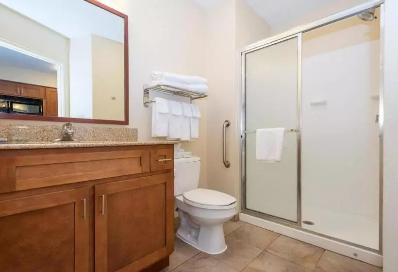 キングサイドベッドのスタンダードワンルーム, Candlewood Suites Mobile Downtown, An Ihg