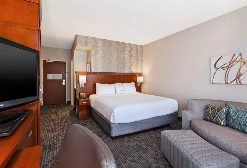 キングサイズベッドのスタンダードルーム, Courtyard By Marriott Oklahoma City Downtown